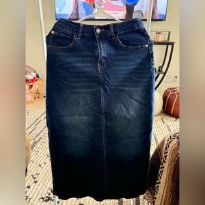 Dark Blue Women's Denim Skirt